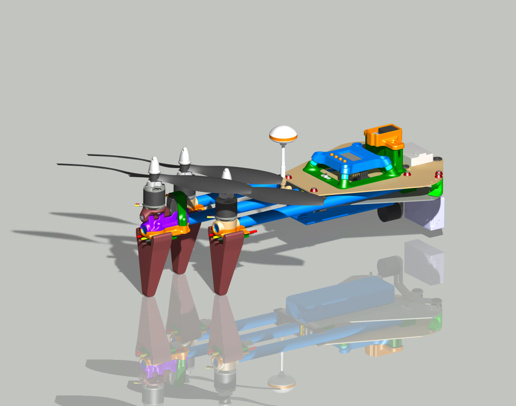 B02-660mm三轴旋翼无人机模型
