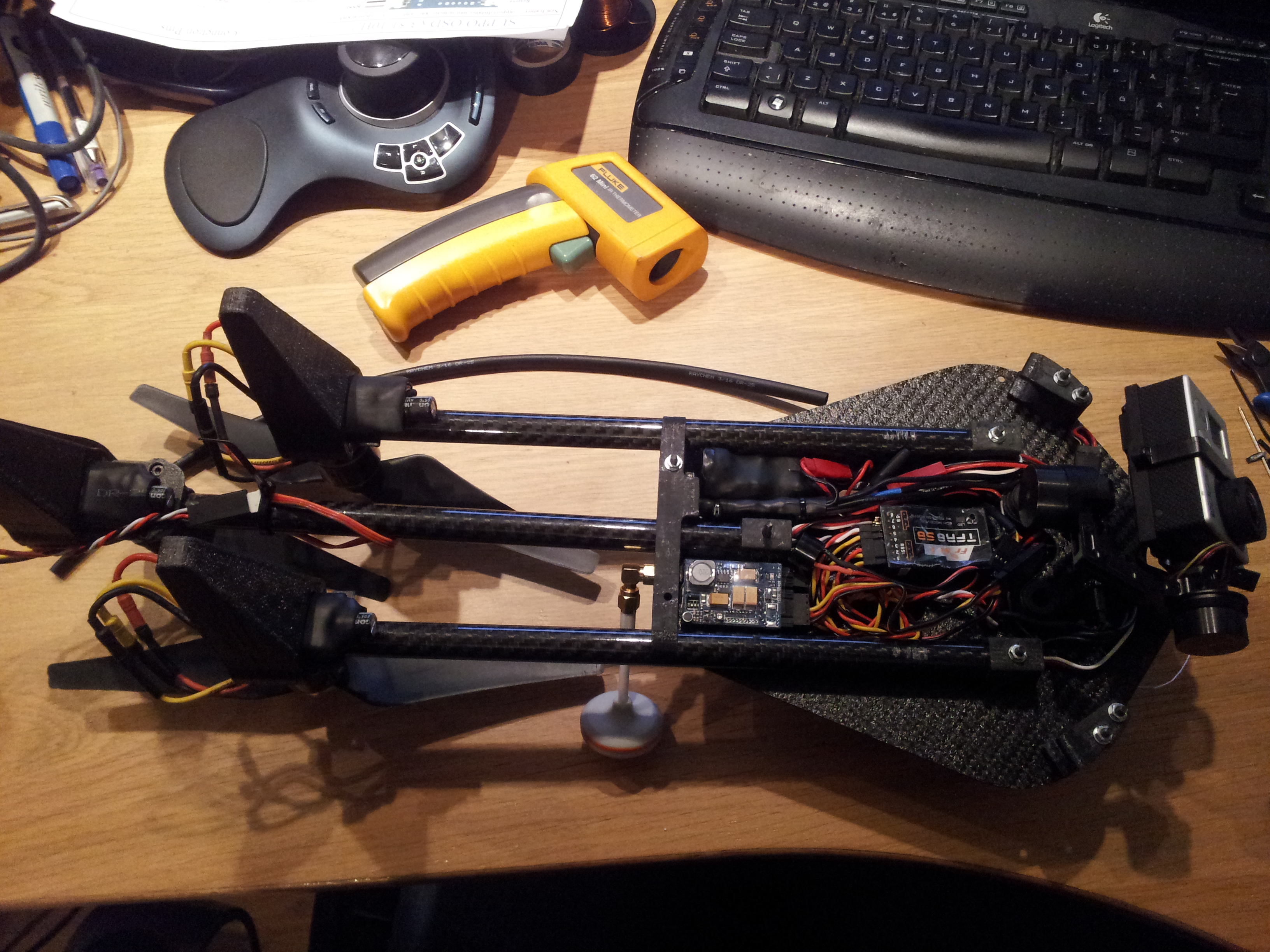 B02-660mm三轴旋翼无人机模型