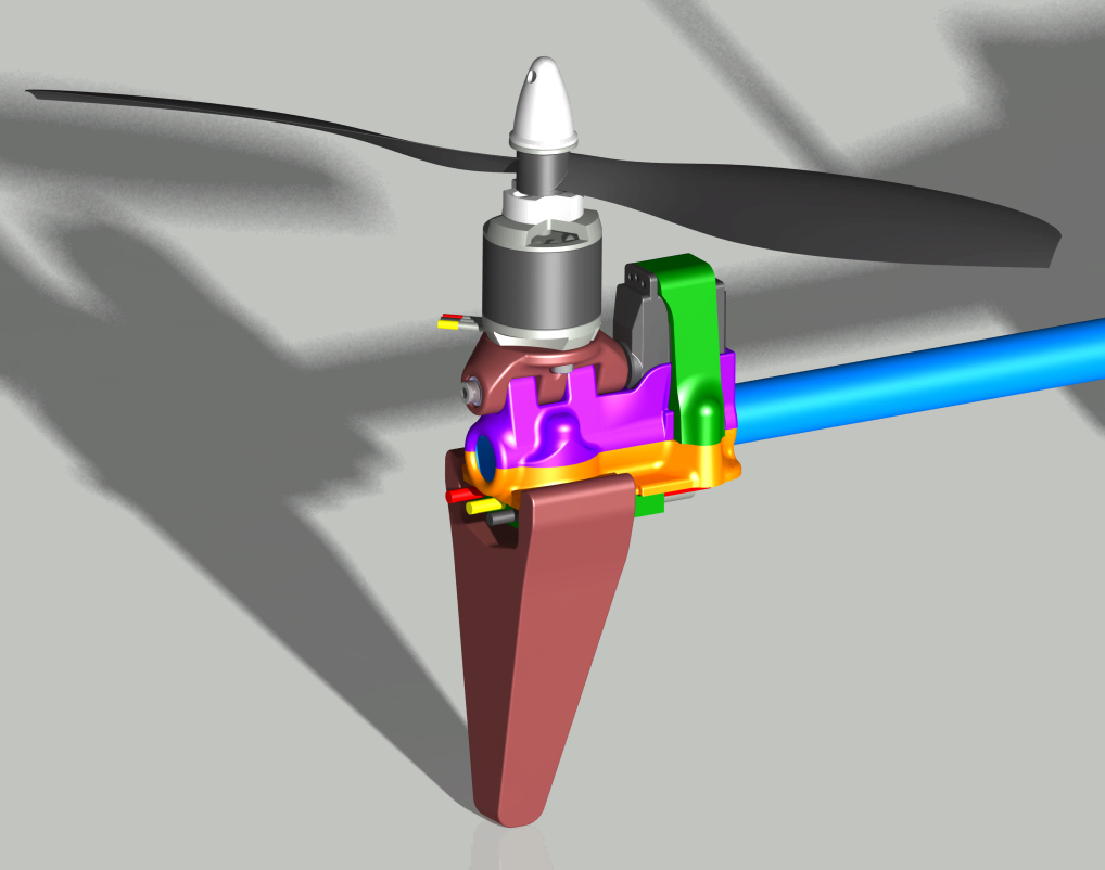 B02-660mm三轴旋翼无人机模型
