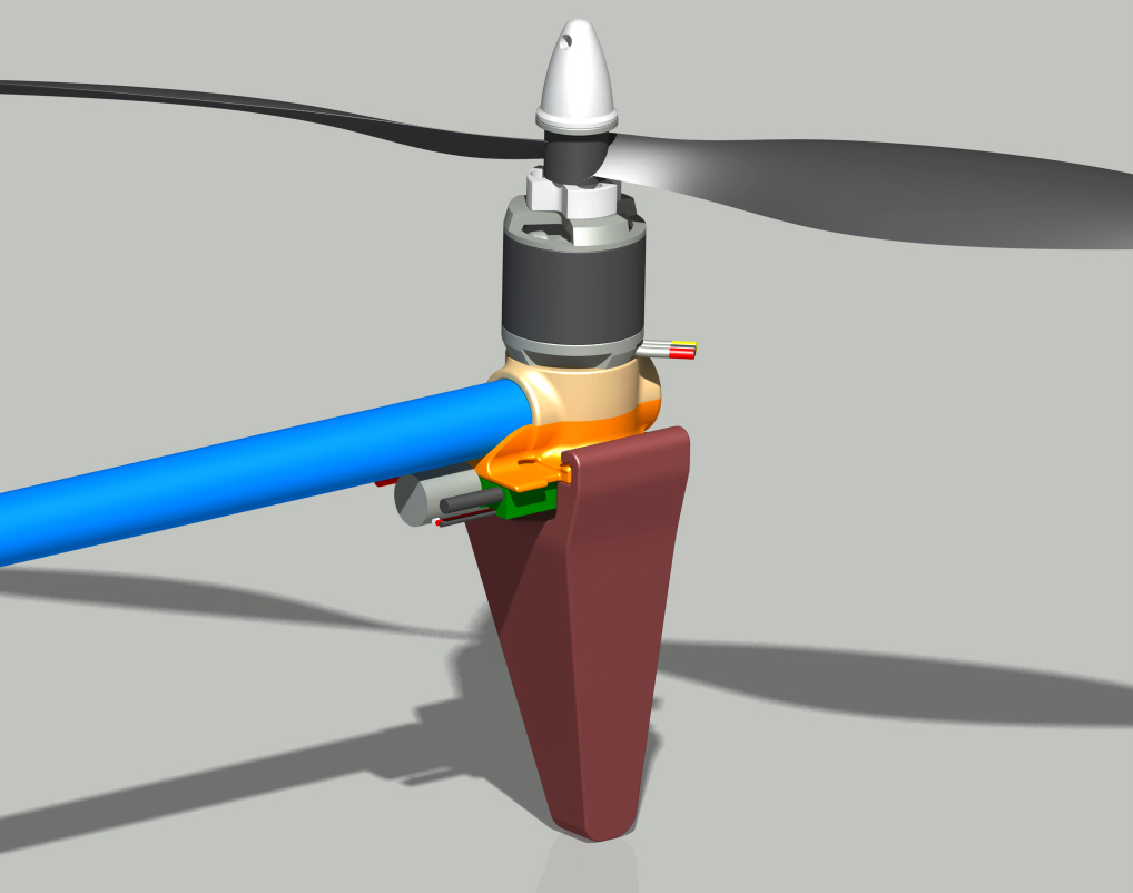 B02-660mm三轴旋翼无人机模型