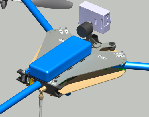 B02-660mm三轴旋翼无人机模型缩略图