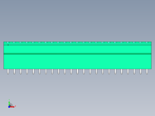DEGSON 2EDG 系列 5.08mm 可插拔接线端子组-2EDGVH-5.08-46P-14-00AH前视缩略图