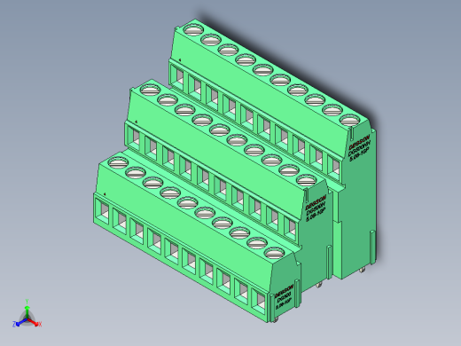 DEGSON DG500 系列 5.05.087.62mm 接线端子-DG500A3-5.08-30P-14-00AH