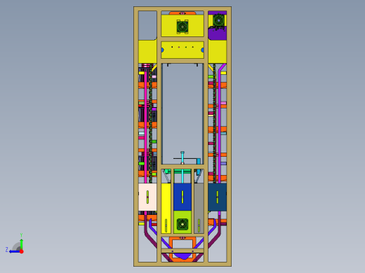 连续链条式送料提升料架右视缩略图