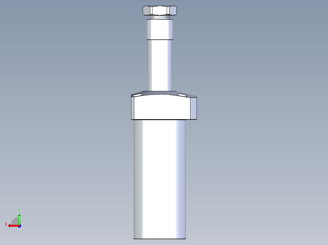 KOSMEKLHA0550-SR-Q40多系列多零件图纸模型后视图