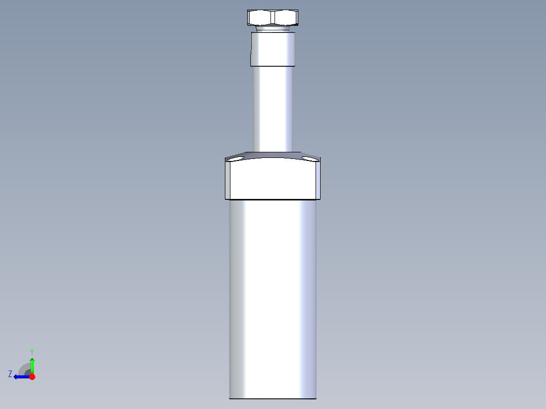 KOSMEKLHA0550-SR-Q40多系列多零件图纸模型右视图