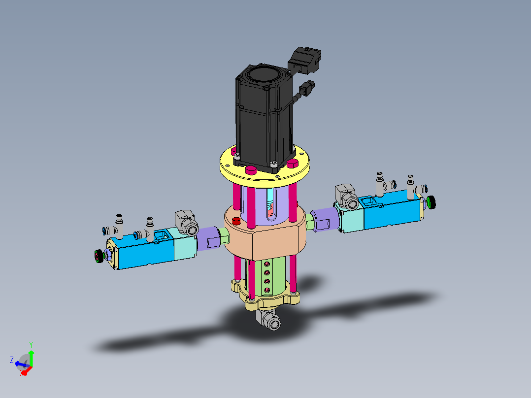 AB-液体混合器机构