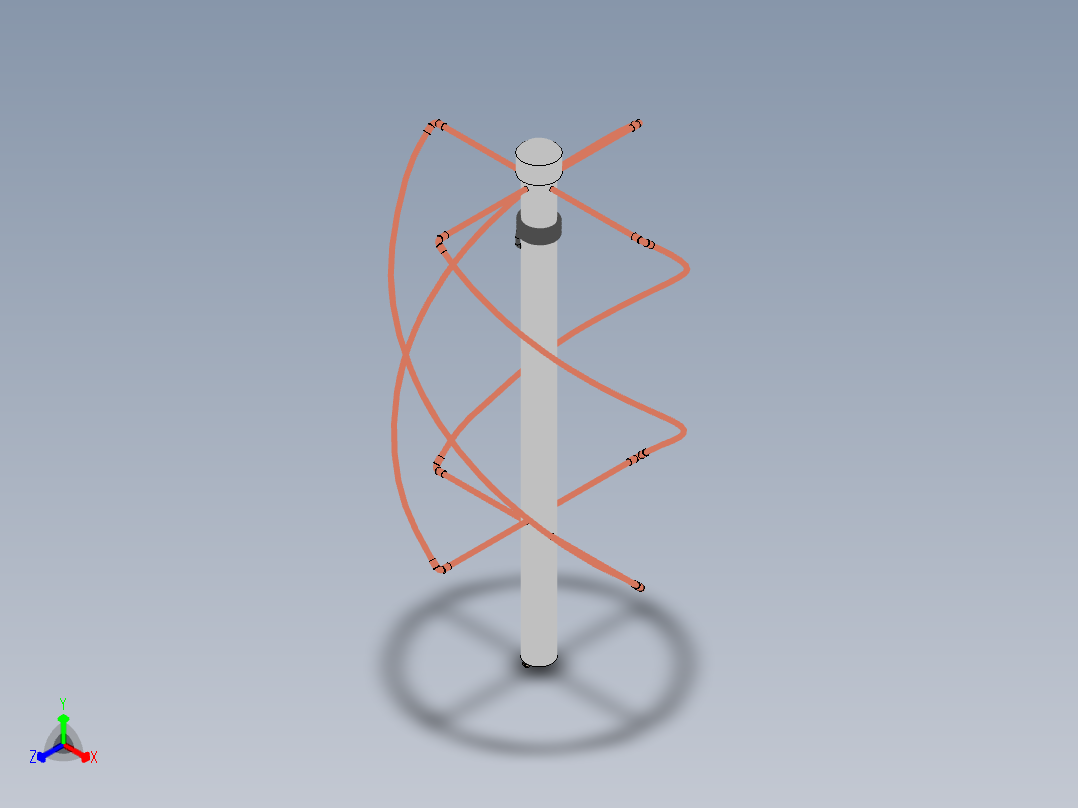 天线13正等轴测图