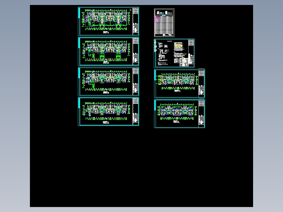 北京某项目壁挂炉采暖平面图