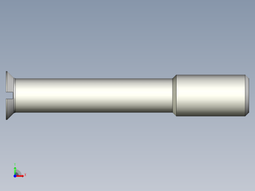 沉头螺钉-Screw_-M12-L70_22-14-2x2-45_-Countersunk_head前视缩略图