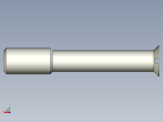沉头螺钉-Screw_-M12-L70_22-14-2x2-45_-Countersunk_head后视缩略图