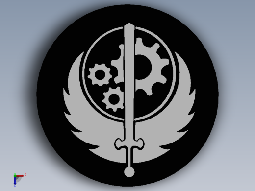 钢铁硬币俯视缩略图