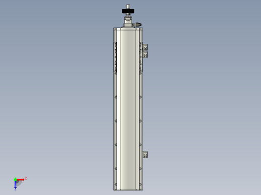 半封闭丝杆滑台MT120BS.L#.450.手轮.3D俯视缩略图