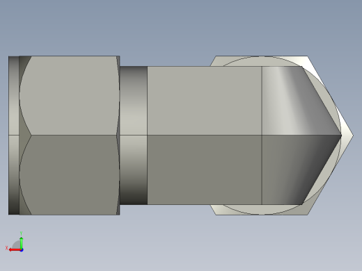 卡套式工业通用硬管接头16_c6bu-s后视缩略图