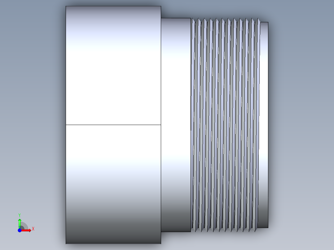 船舶管路系统S20_SeaDrainPLUS_MaleAdapter-SxMPT_37E268704_4in Sea Drain Plus - Male Thread Adapter - SxMPT前视图