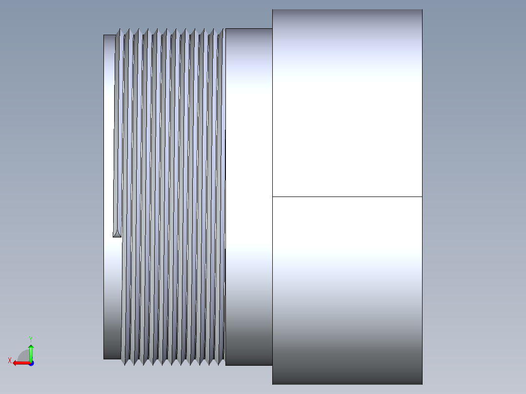 船舶管路系统S20_SeaDrainPLUS_MaleAdapter-SxMPT_37E268704_4in Sea Drain Plus - Male Thread Adapter - SxMPT后视图