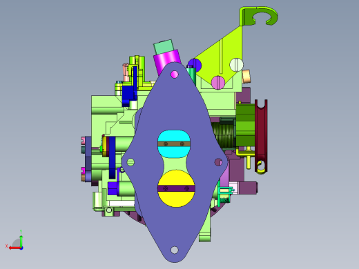 航空部件汽化器后视缩略图