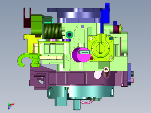 航空部件汽化器俯视缩略图