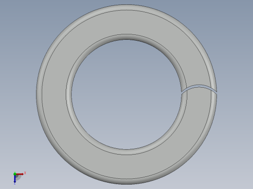 紧固件-0.8750 Split Washer俯视缩略图
