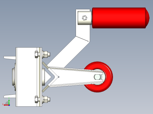 TD75型带式输送机平行上调心托辊组 TD1C5后视缩略图