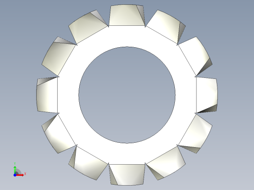 EXTERNAL TOOTH LOCK WASHER for M3 SCREW.x_t前视缩略图