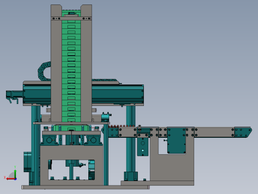 料盘自动上下料机构后视缩略图