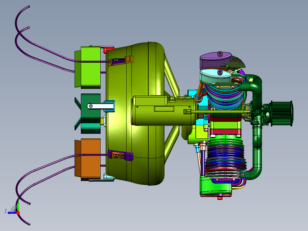 陆军狼蛛鹰微型飞行器右视图