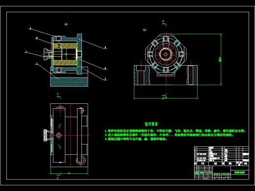 P137-轴套8孔装配图缩略图