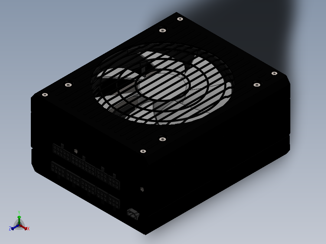 电源 (7)正等轴测图