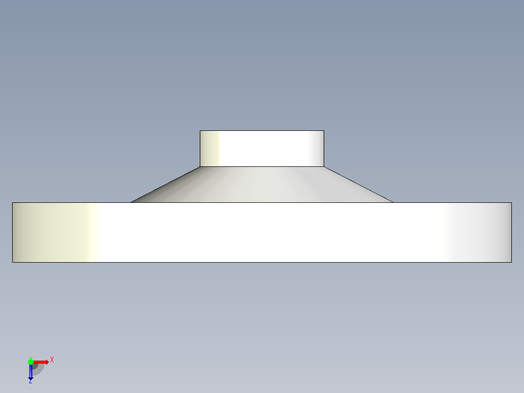 鋁合金手輪(無把手)2460-3D多系列多零件图纸模型俯视图