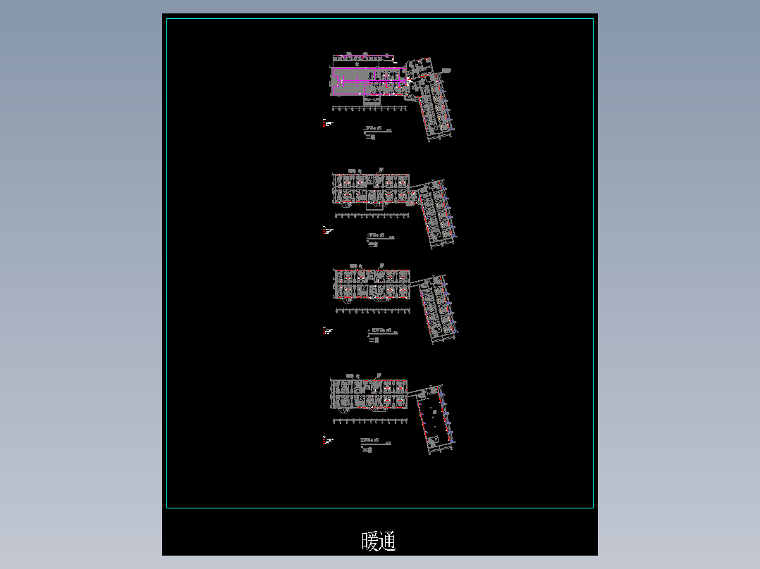 某连锁酒店天津凯特项目采暖设计图