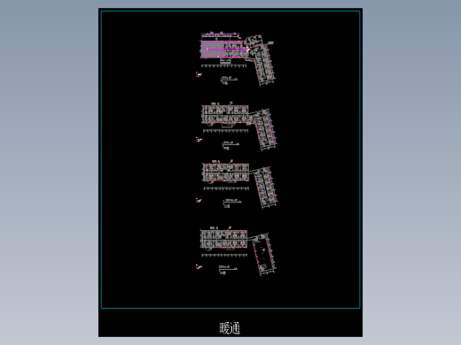 某连锁酒店天津凯特项目采暖设计图