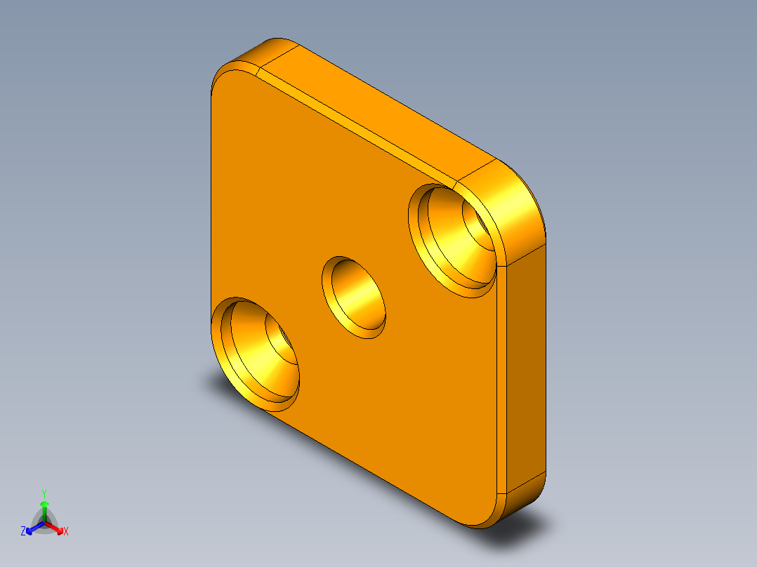 感应器固定块-190513正等轴测图