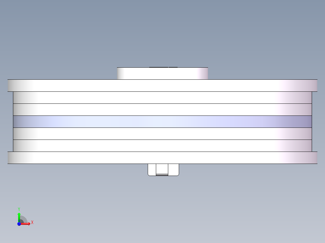 不倒翁木制拼装模型前视图