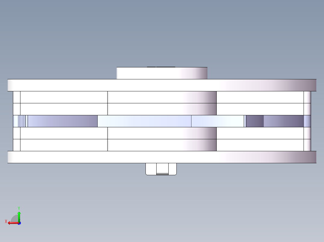 不倒翁木制拼装模型后视图