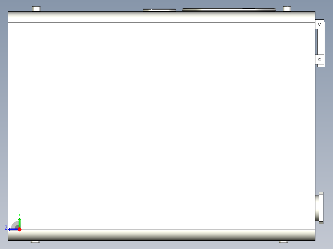 液压油箱右视图
