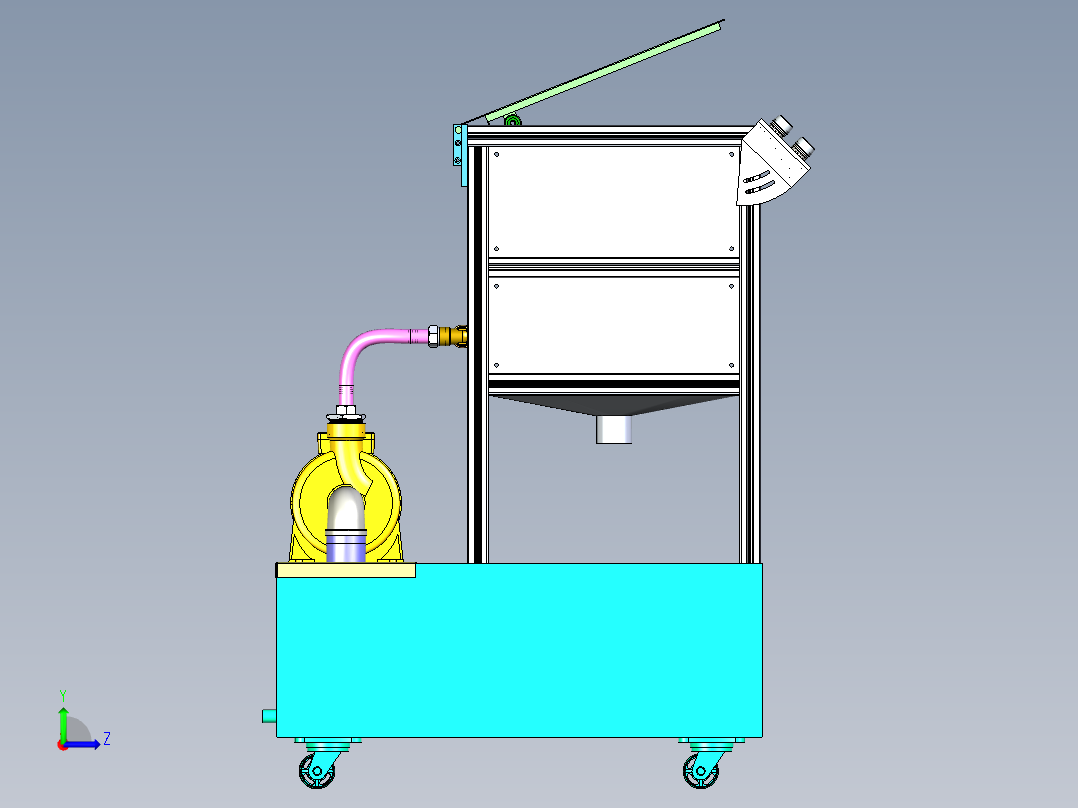 B2003964-水射流机水喷射清洗机左视图