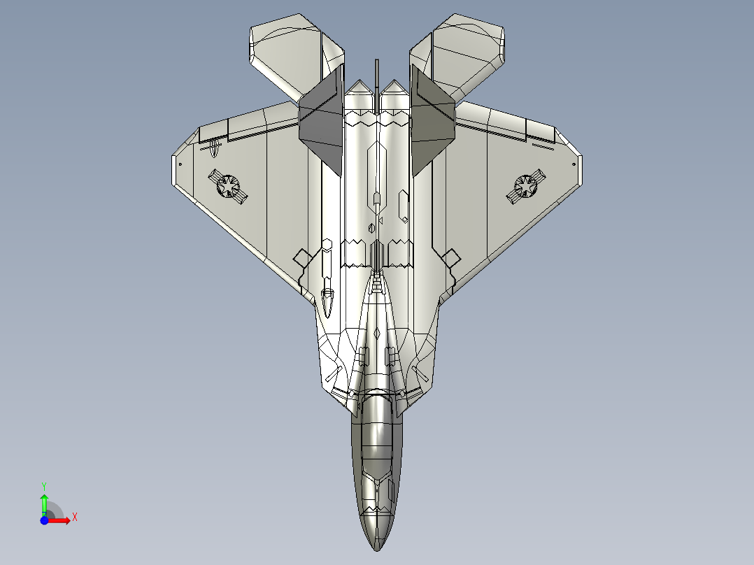 K-50战斗机前视图