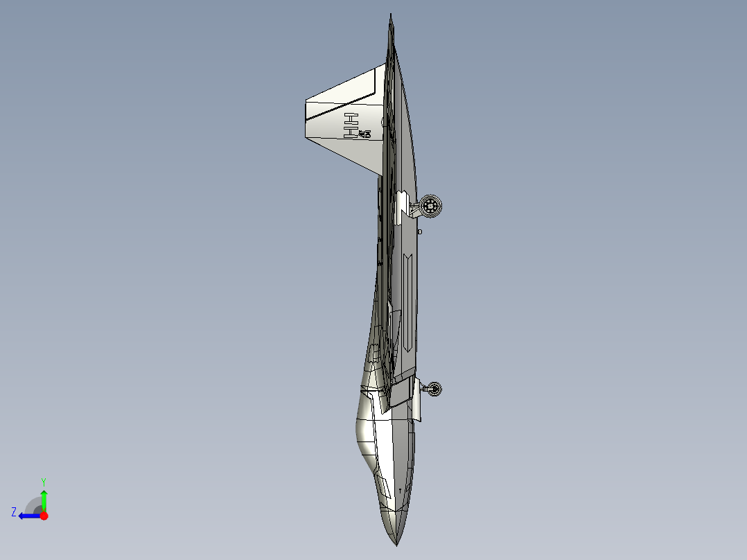 K-50战斗机右视图