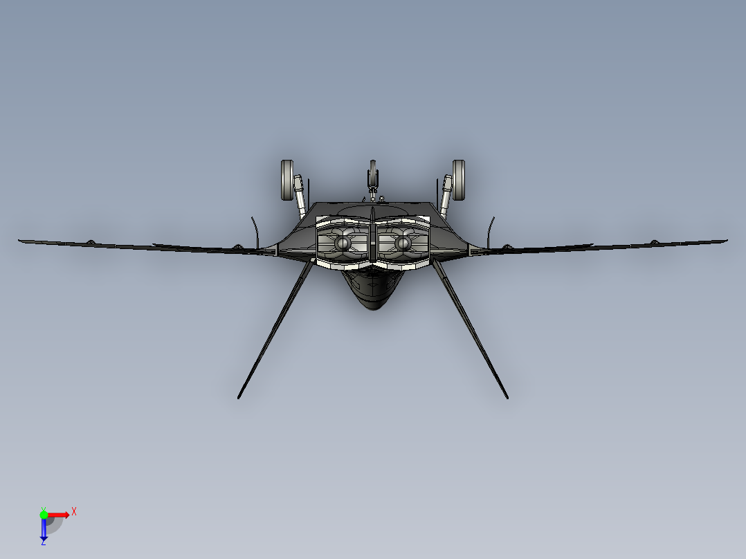 K-50战斗机俯视图