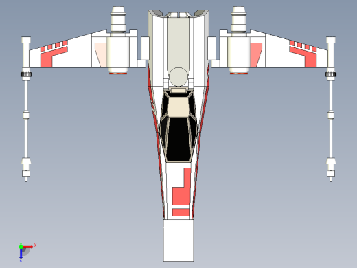 B2004161-X翼星球大战俯视缩略图