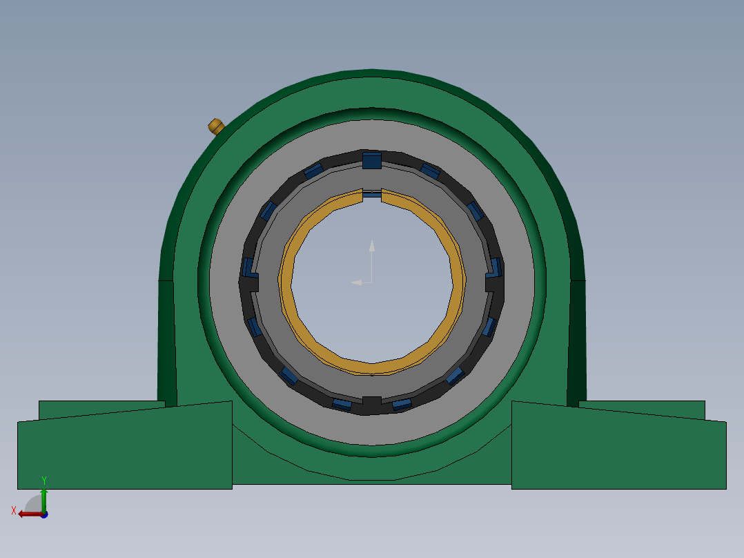 GB／T7810-1995带立式座轴承UKP216+H2316前视图