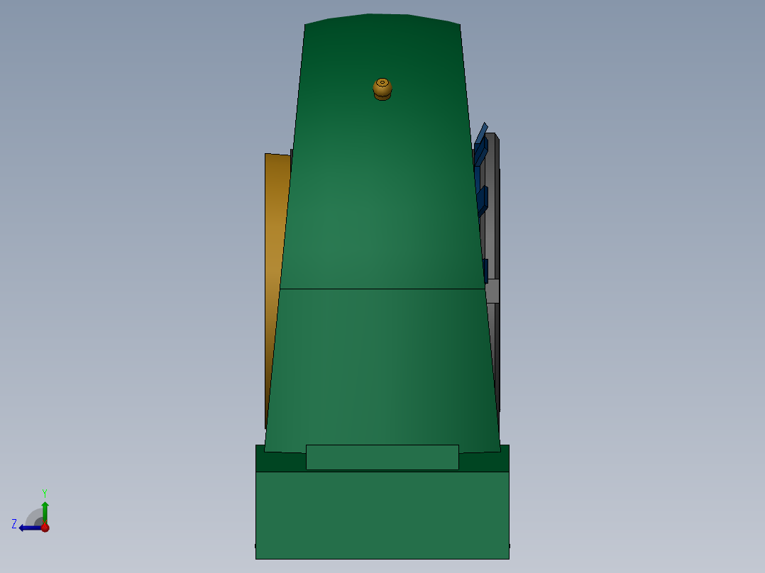 GB／T7810-1995带立式座轴承UKP216+H2316左视图