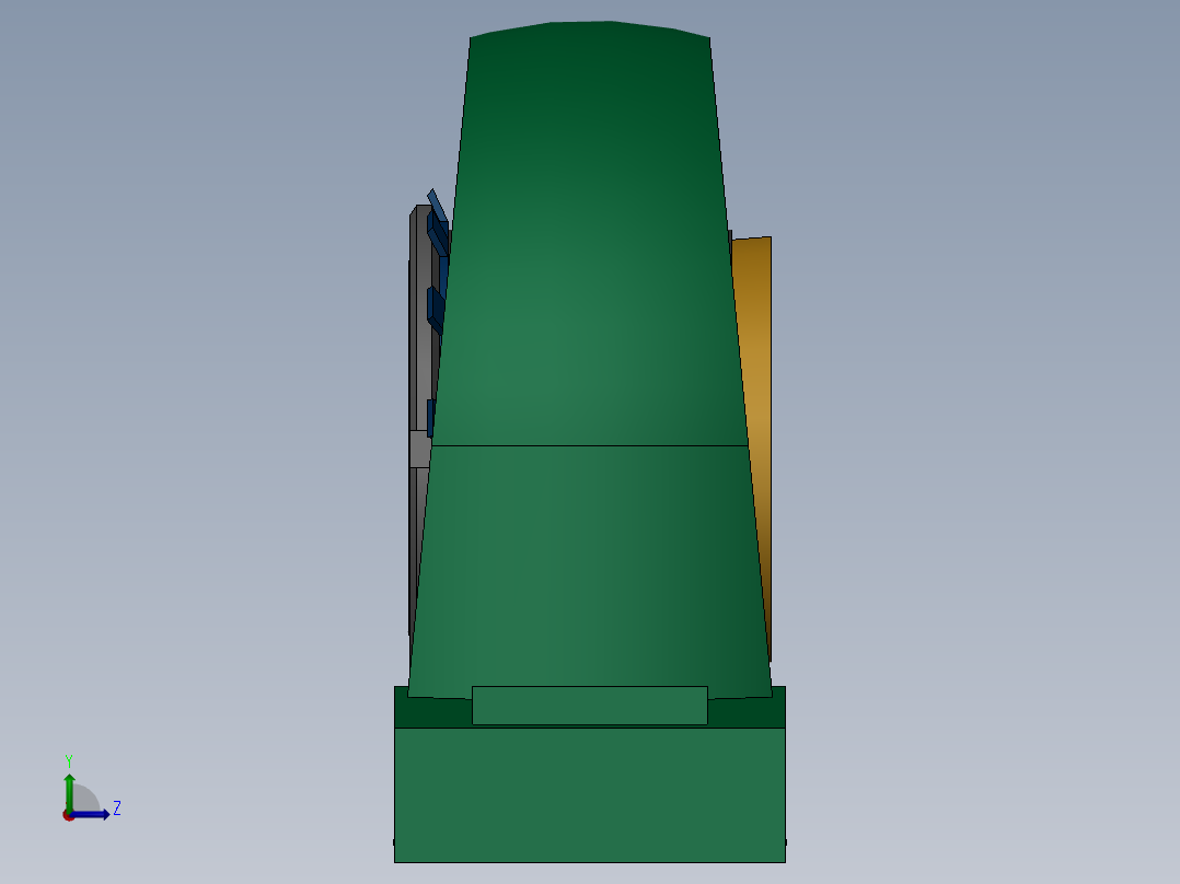 GB／T7810-1995带立式座轴承UKP216+H2316右视图