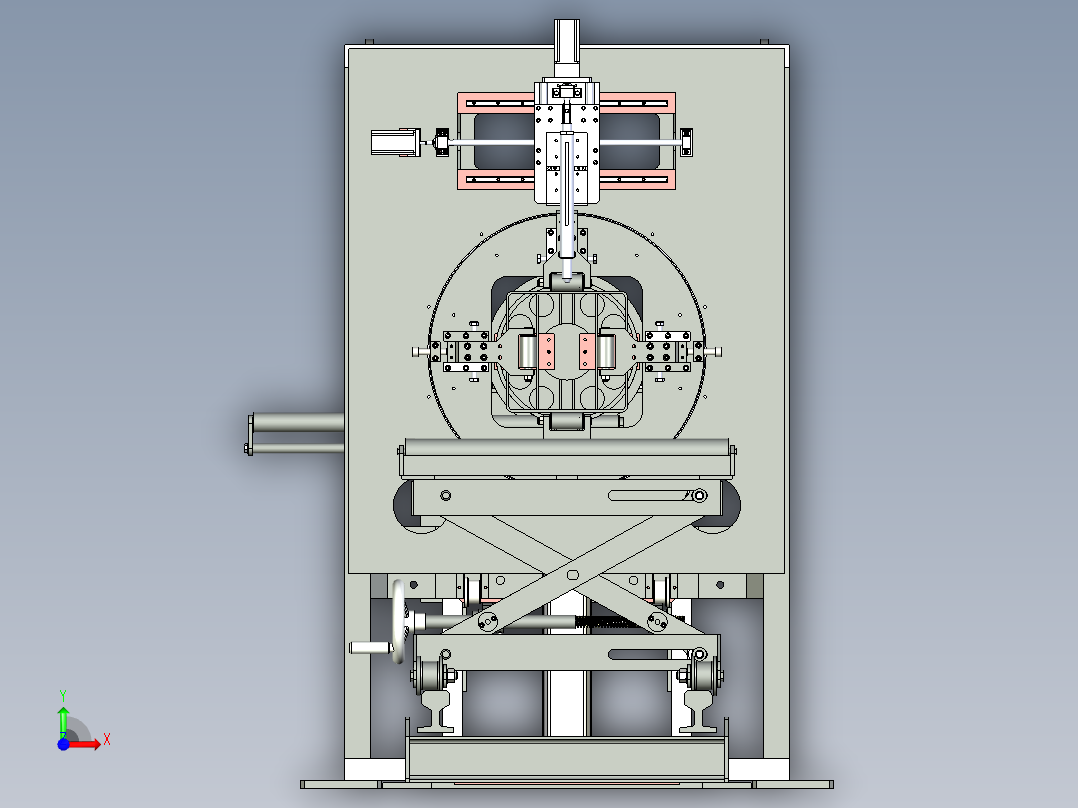 激光专用切管机前视图