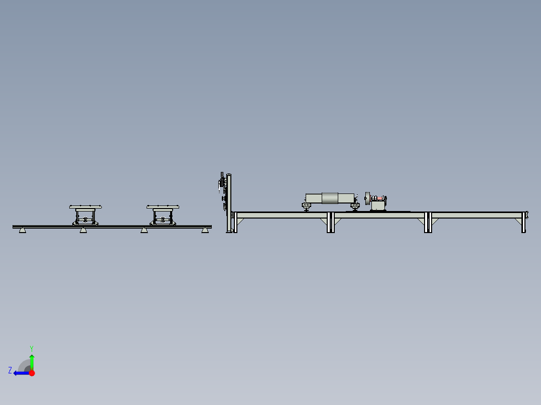 激光专用切管机右视图