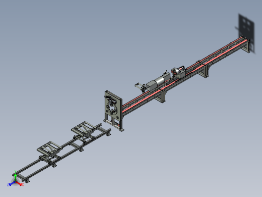 激光专用切管机正等轴测缩略图