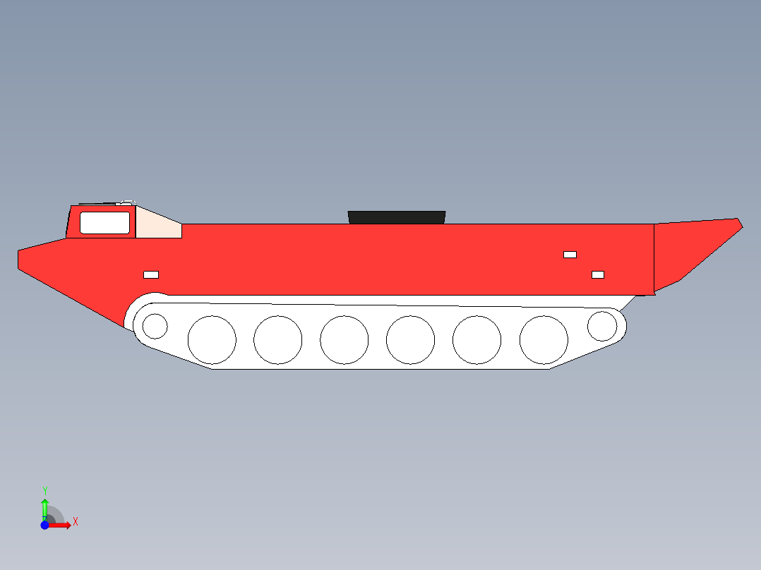 A3003952-PTS履带式两栖运输工具前视图