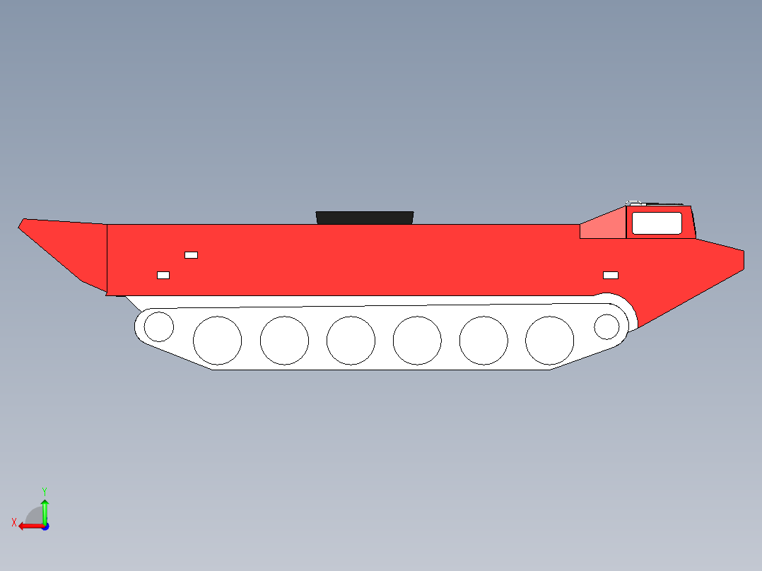 A3003952-PTS履带式两栖运输工具后视图