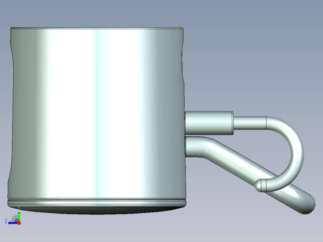 厨房收纳架右视图